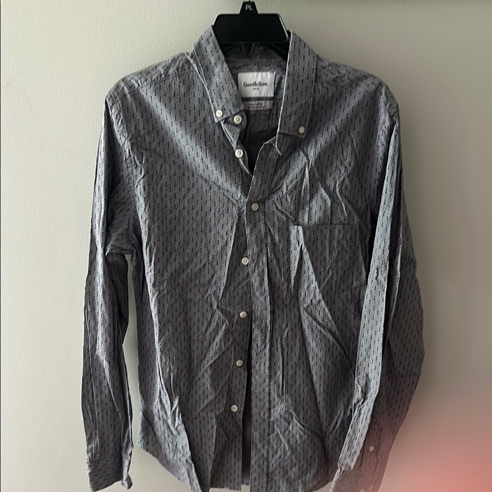 Goodfellow & Co Gray Casual Button Down Shirt